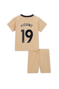 Fotbalové Dres Chelsea Mason Mount #19 Dětské Třetí Oblečení 2022-23 Krátký Rukáv (+ trenýrky)